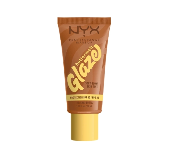 NYX Professional Makeup Buttermelt Glaze podkład w kremie SPF30 05 Chai Butta 30 ml