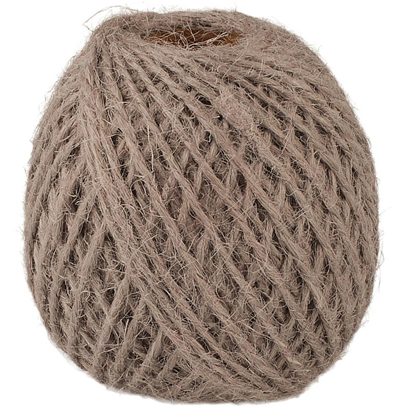 Hemtejp hampa 40 mx 2 mm naturlig