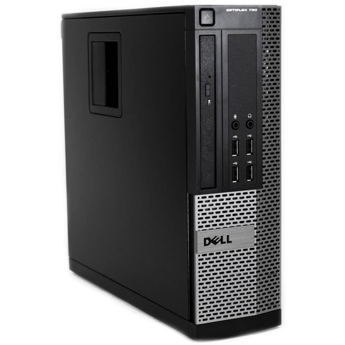 Computer desktop Dell Optiplex 790, dual core, 8 GB di RAM, disco rigido SSD da 240 GB, monitor da 17 pollici, Windows 7, PC ricondizionato.