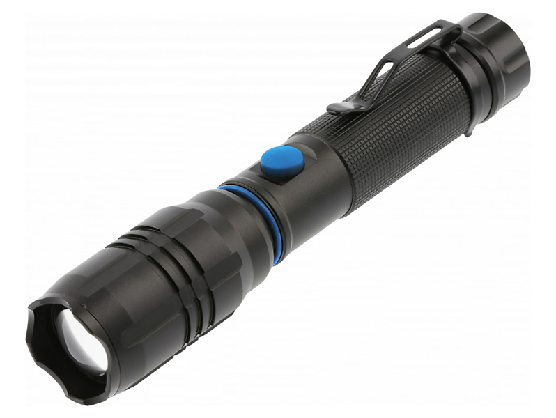 Latarka LED aluminiowa czarna