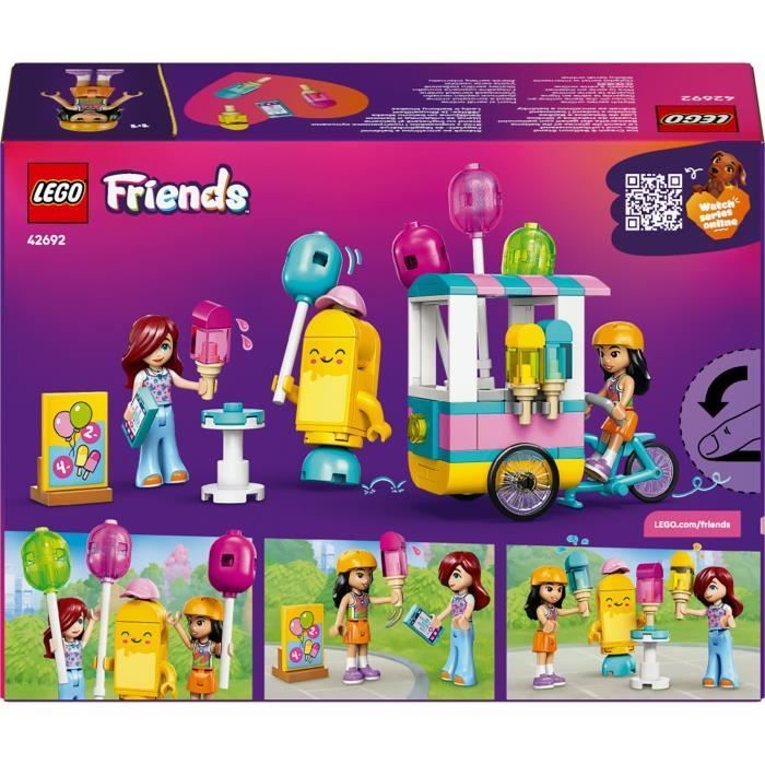 LEGO Friends 42692 Le Stand de Glaces et de Ballons - Jouet de Construction dès 6 ans