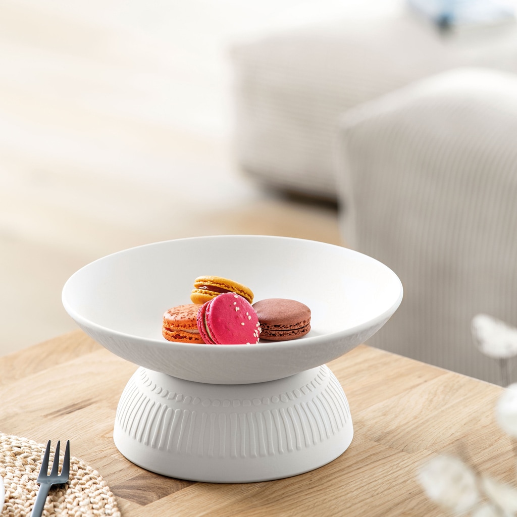 Villeroy & Boch Plochá mísa Manufacture Rock Blanc - 1 kus