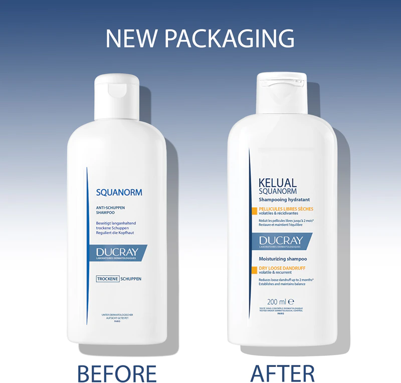 Ducray Kelual Squanorm Shampoo Hidratante para Tratamento da Caspa Seca