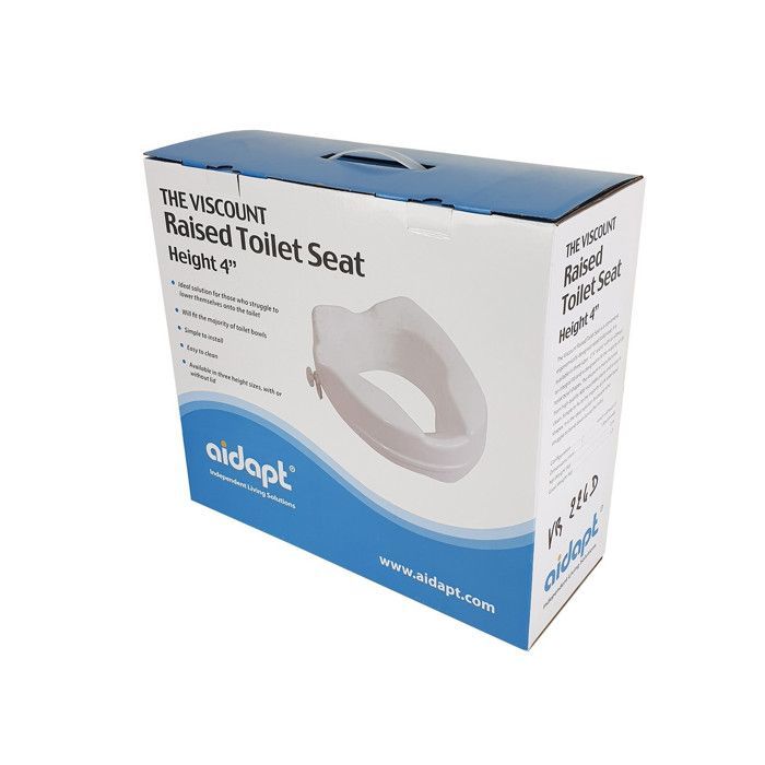 Toalettsitsförhöjare - 10 cm - AIDAPT VR224D