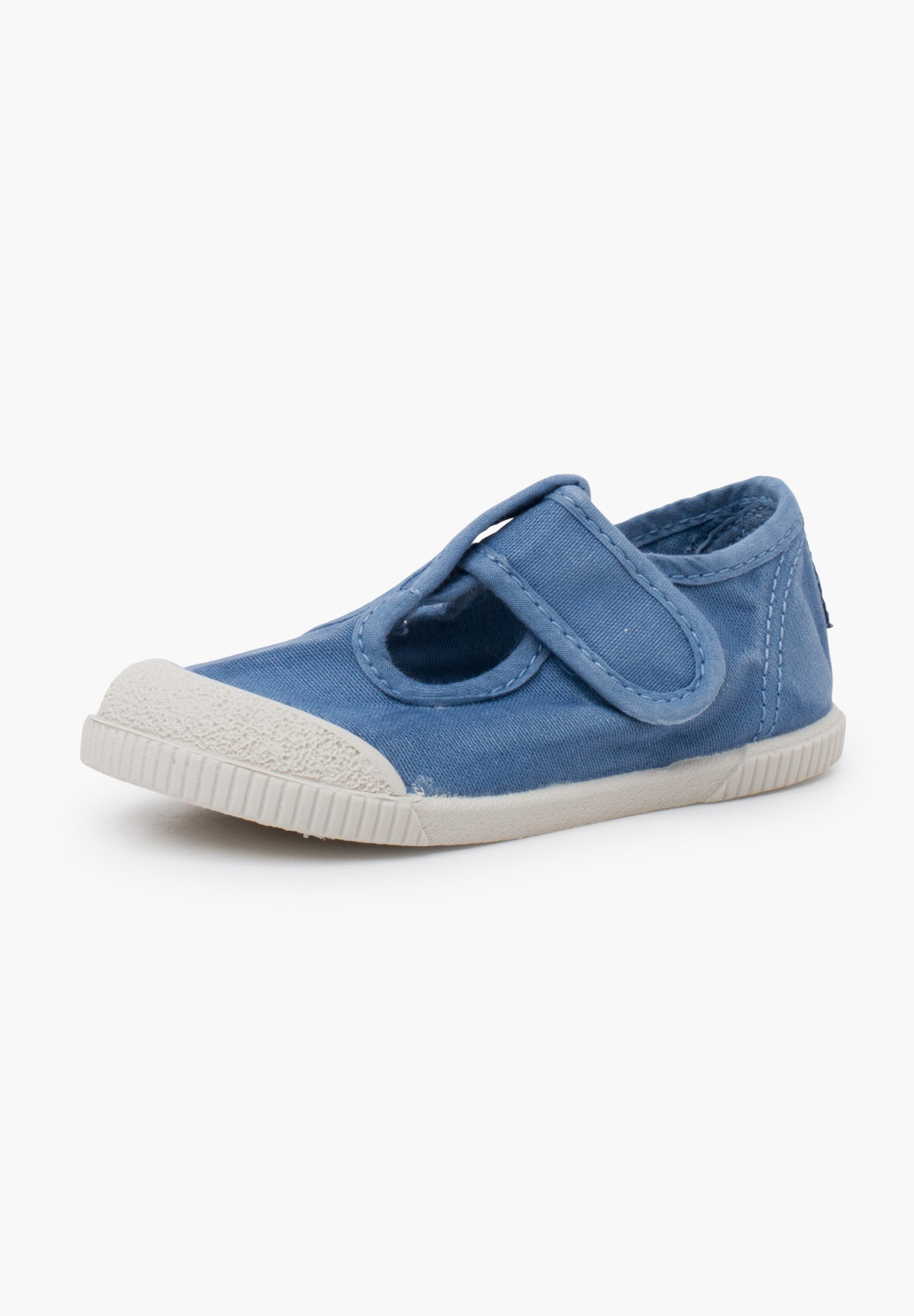 Pisamonas PEPITOS PUNTERA BAREFOOT LAVADA - Chaussons bébé - azul jeans