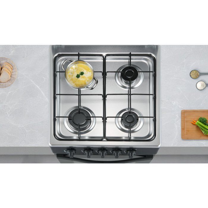 Gasfornuis - OCEANIC - OCEACG5055GB - 4 branders - 7700 W - Zwart