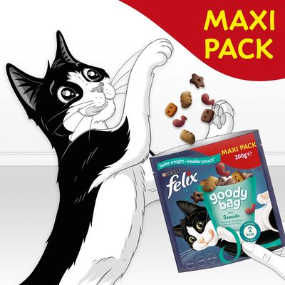 Felix Goody Bag Katzenleckerlis Maxi-Packung 200 g