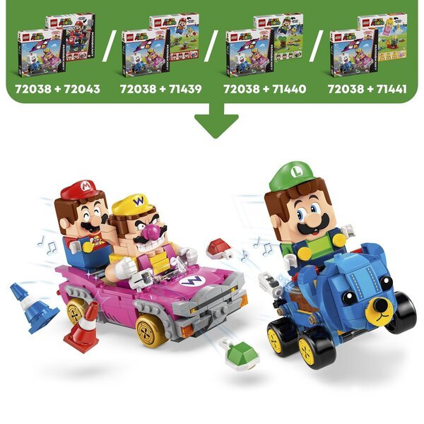 LEGO Super Mario 72038 Mario Kart - Wario en King Boo<br>