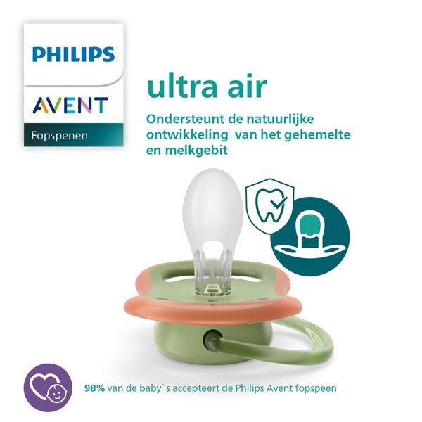 Philips Avent Ultra Air 6-16M SCF085/60 Fopspeen