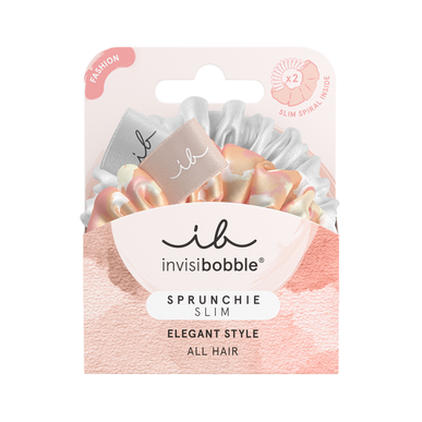Invisibobble Elástico de Cabelo Sprunchie Slim Bella Chrome      2 un 2 un