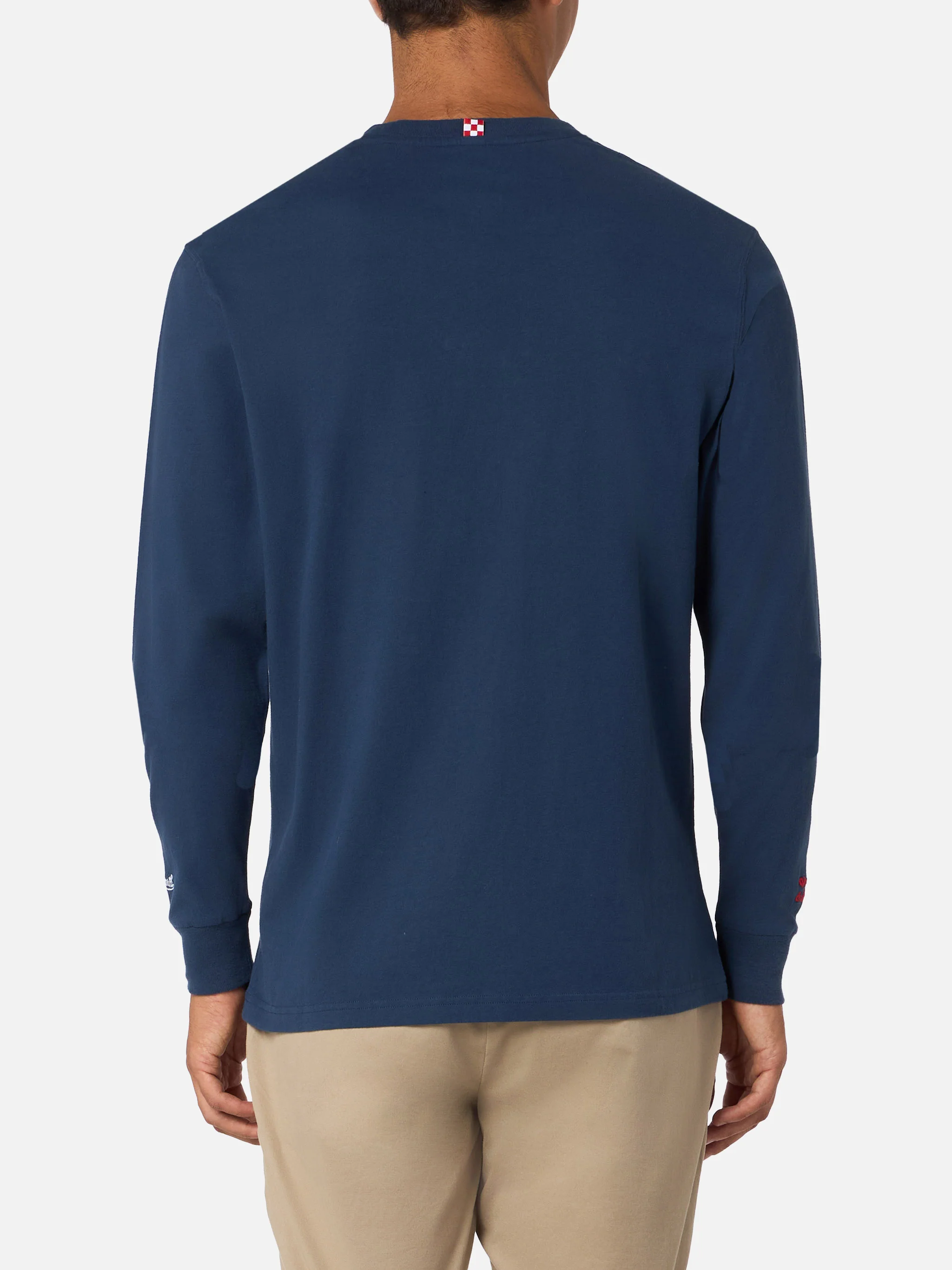 T-shirt homme Luton Blue avec broderie « Je gère ma propre entreprise » | VACAN