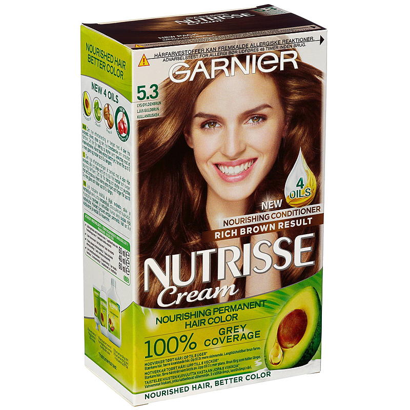 Garnier Nutrisse Creme 5.3 Lys gyldenbrun