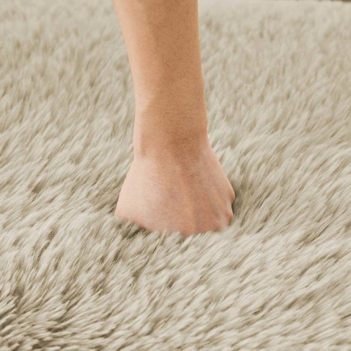 Canapé modulable 3 places - Tissu moelleux - Aucun assemblage requis- Coussins inclus - Mousse haute résilience - Kaki