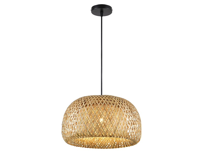 Lampa wisząca Java bambusowa beżowa