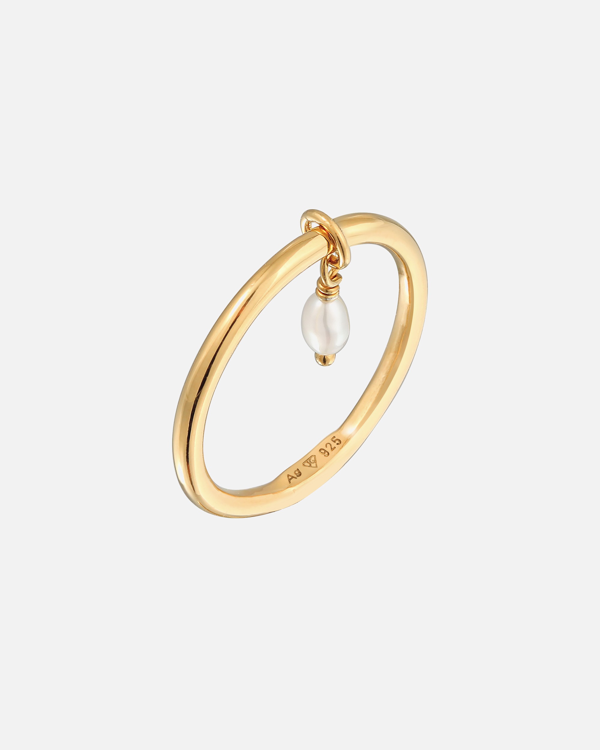 Elli Femmes Pile Basique avec Perle de Culture d'Eau Douce en Argent Sterling 925
