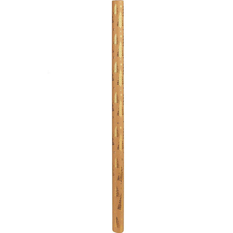 Hem Julpapper 2 x 70 cm varmfolie Kraft