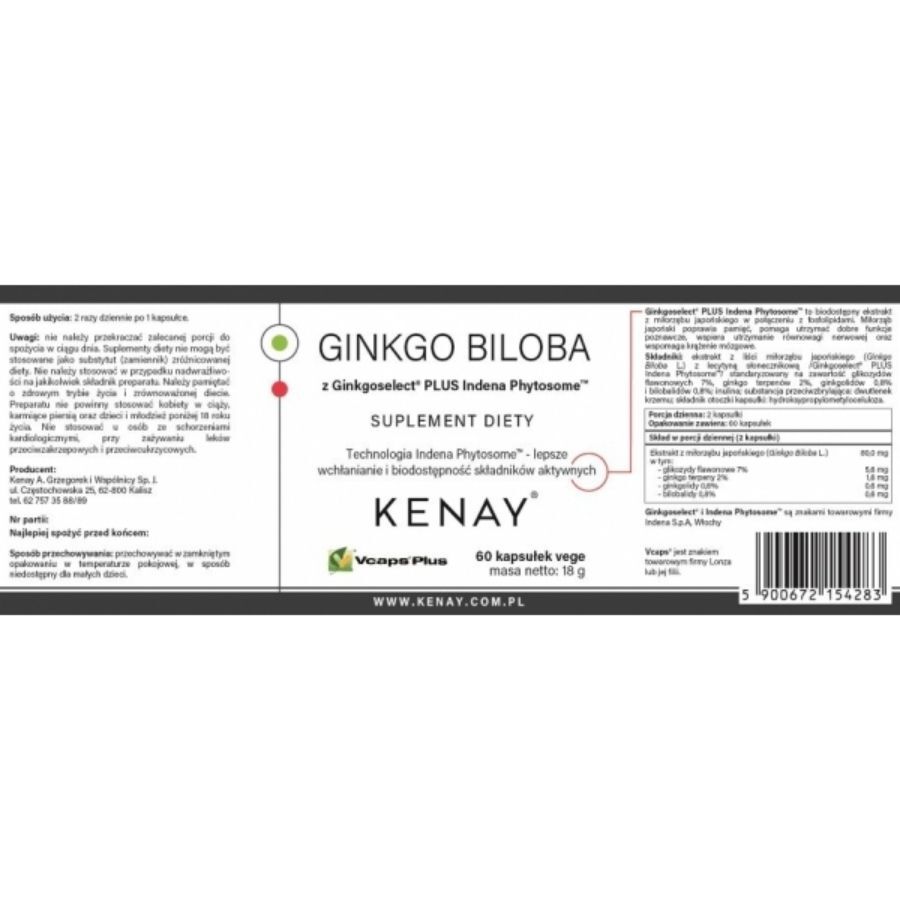 Kenay Ginkgo Biloba Ginkgoselect
