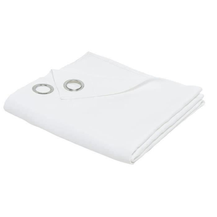 Cortina opaca lisa TODAY Essential - 140 x 240 cm - Color tiza
