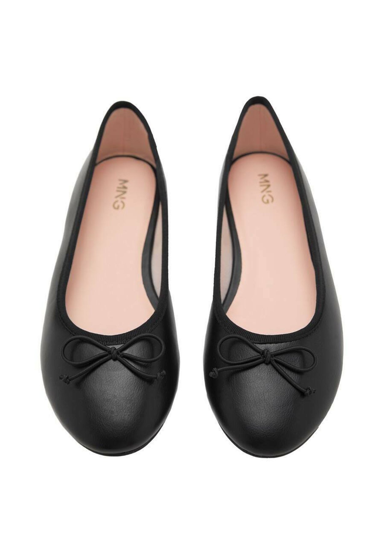 Mango Kids FLATS WITH BOWS KID TEEN - Balletpumps - zwart