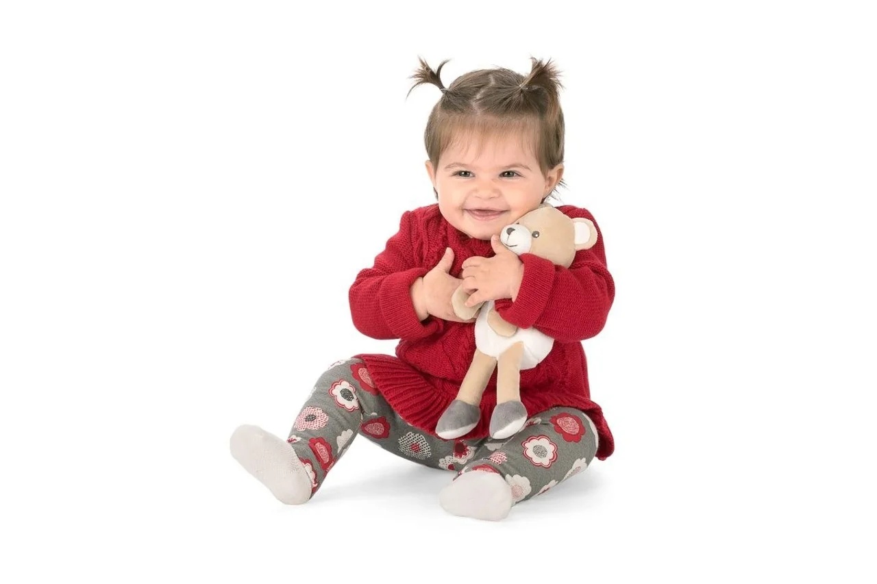 CHICCO Chicco Meu Doce Jogo Doudou Meu primeiro ursinho de pelúcia para recém-nascidos