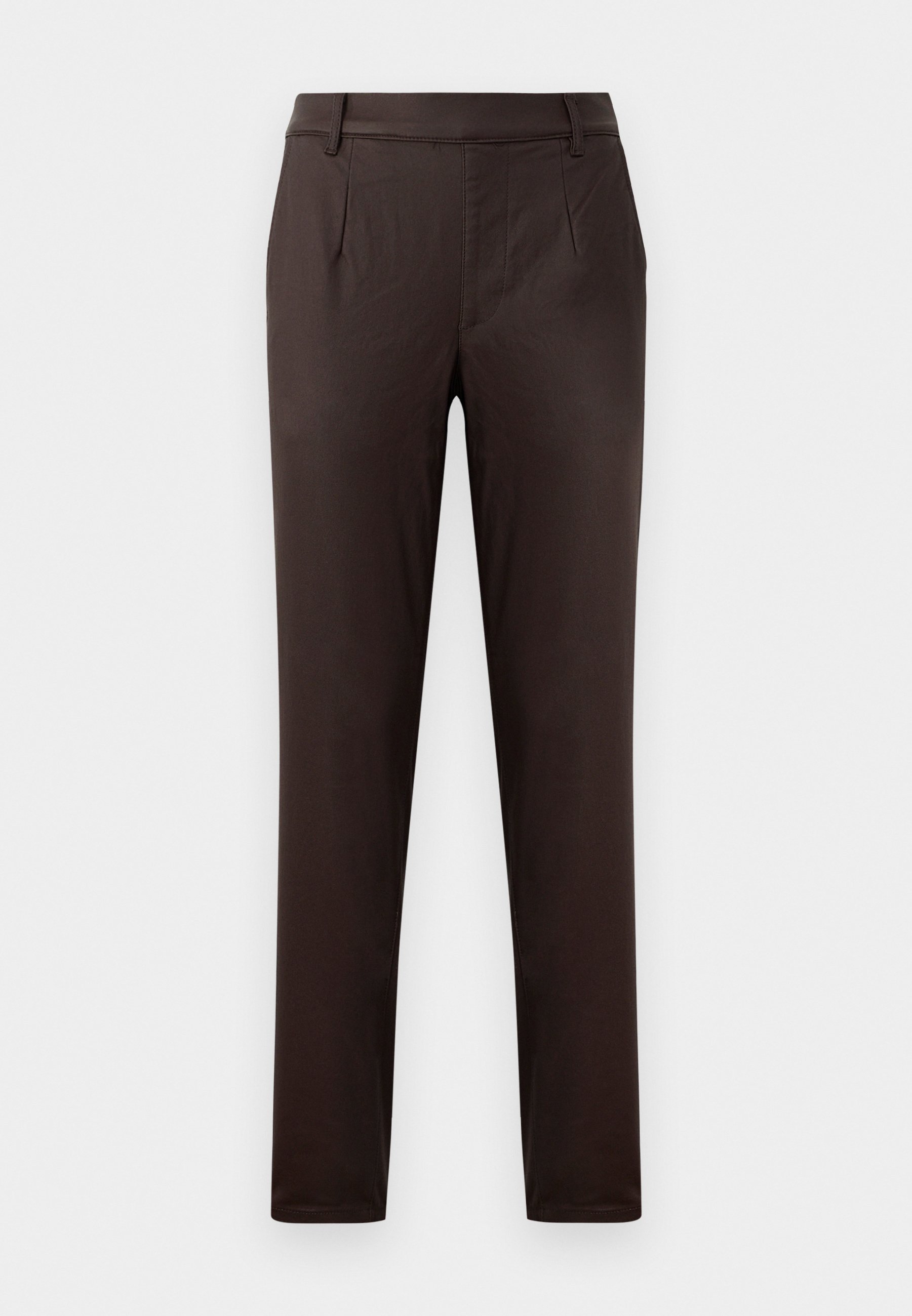 Object OBJBELLE LISA COATED - Broek - zeehondenbruin