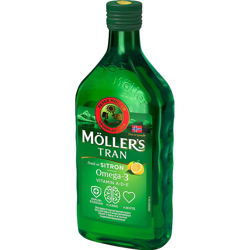 Huile de foie de morue Möller's 500 ml Citron
