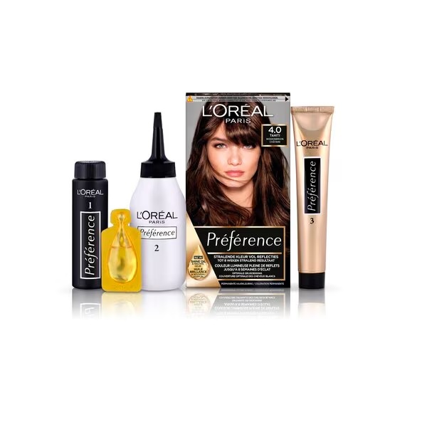 L'Oréal Paris Préférence 4 srednje rjava obstojna barva za lase<br>
