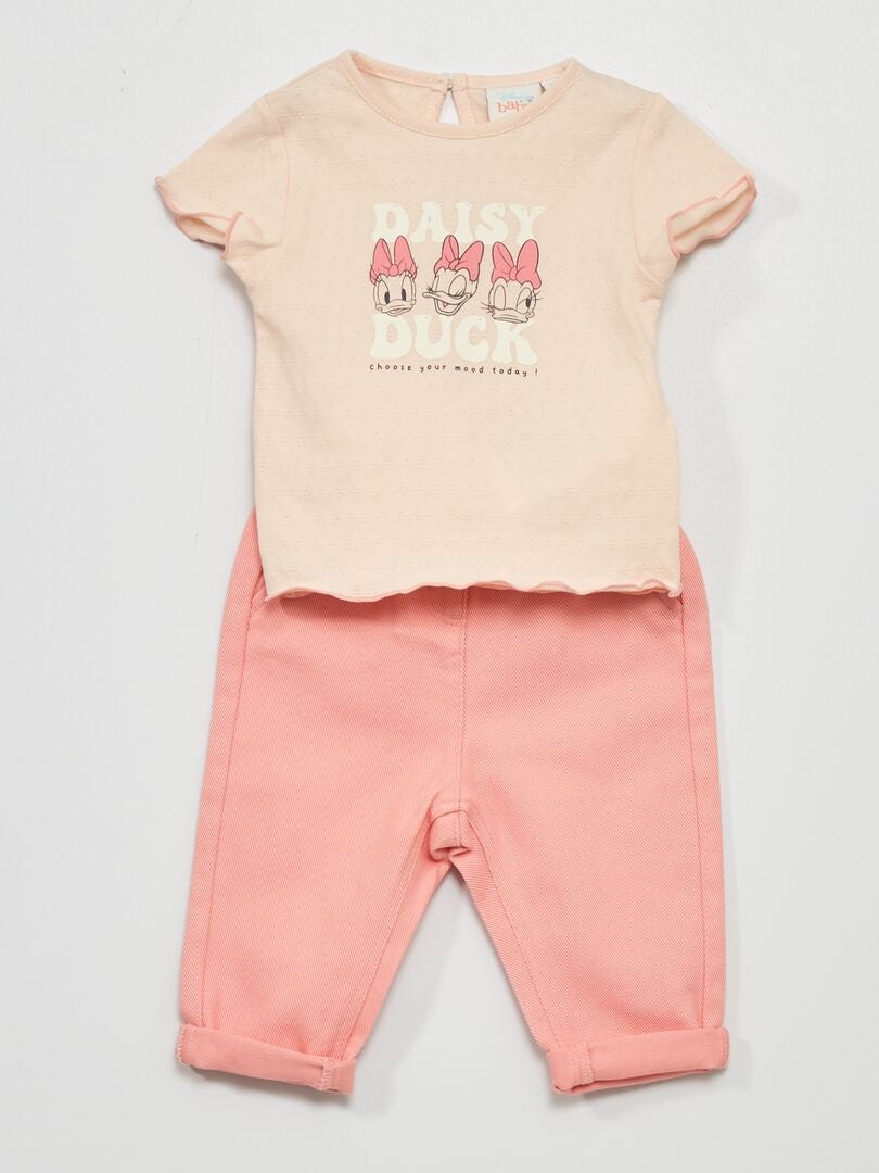 Conjunto 'Disney' - 2 peças - ROSA