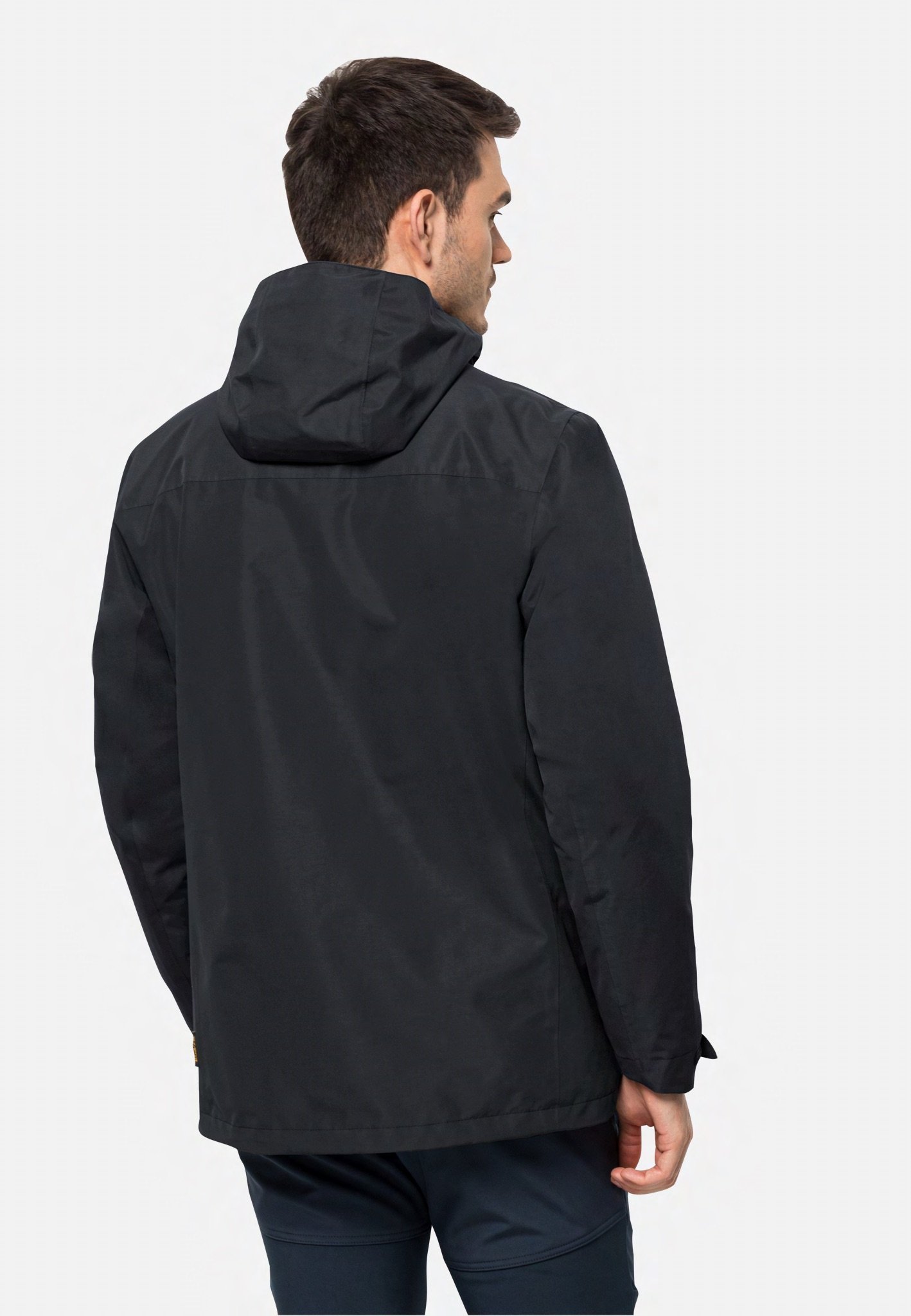 Jack Wolfskin TAUBENBERG 3IN1 TAKKI - Talvitakki - musta
