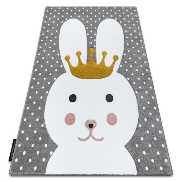Dywan PETIT BUNNY KRÓLICZEK KRÓLIK szary 120x170 cm