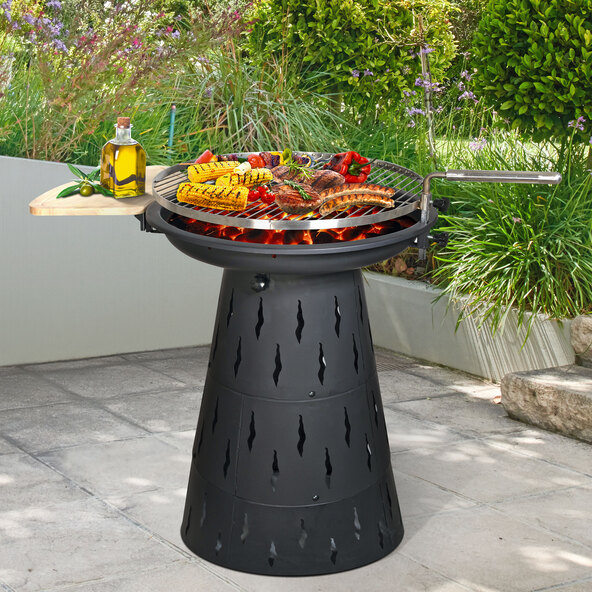 in 1 Grill and Fire Pit Volcano