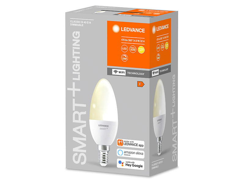 Żarówka LED Smart E14 5W z ciepłą barwą światła