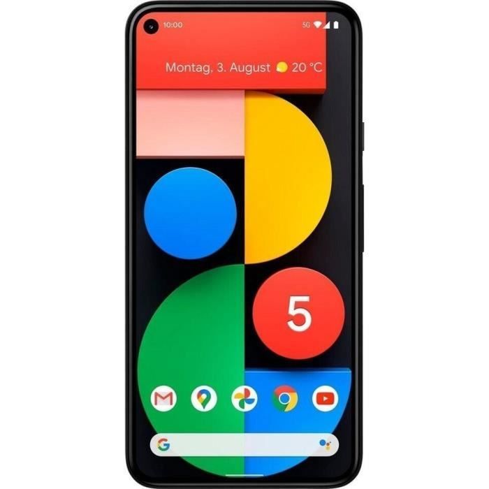 Google Pixel 5 128GB Zwart - Refurbished - In zeer goede staat