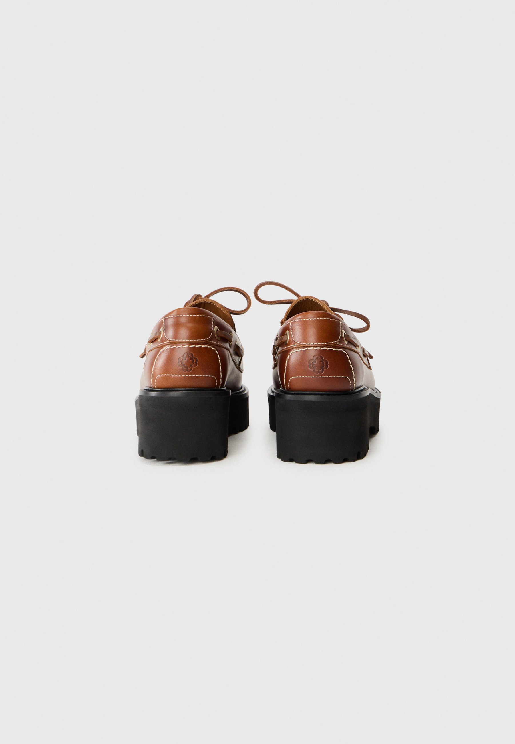 Maje FINOLANEHIGH - Chaussures à lacets - marron