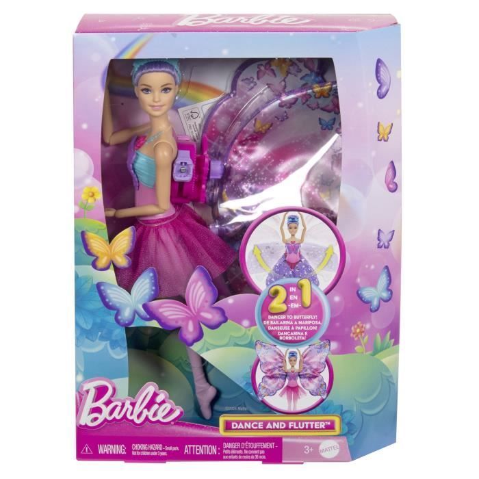 Barbie - De Bailarina a Borboleta - Boneca Transformável 2 em 1 HXJ10