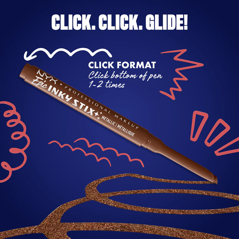 NYX Professional Makeup Epic Inky Stix Eyeliner mit żelu