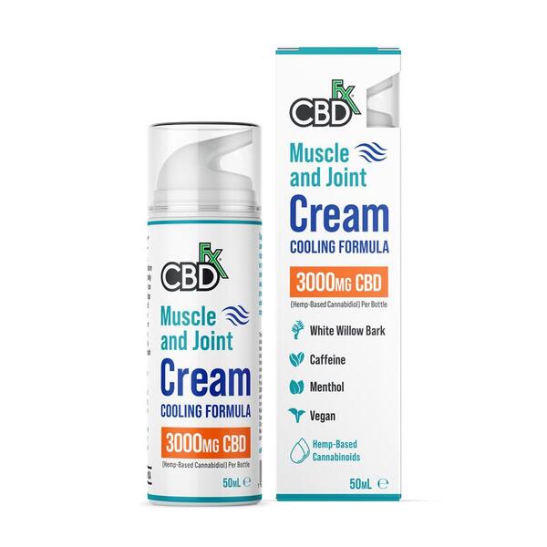 CBDfx raumenų ir sąnarių vėsinamasis kremas - 3000 mg CBD | Sveikata | Superdrug