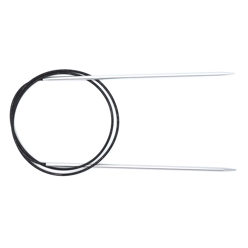 Ago circolare 80 cm 3,0 mm alluminio argento
