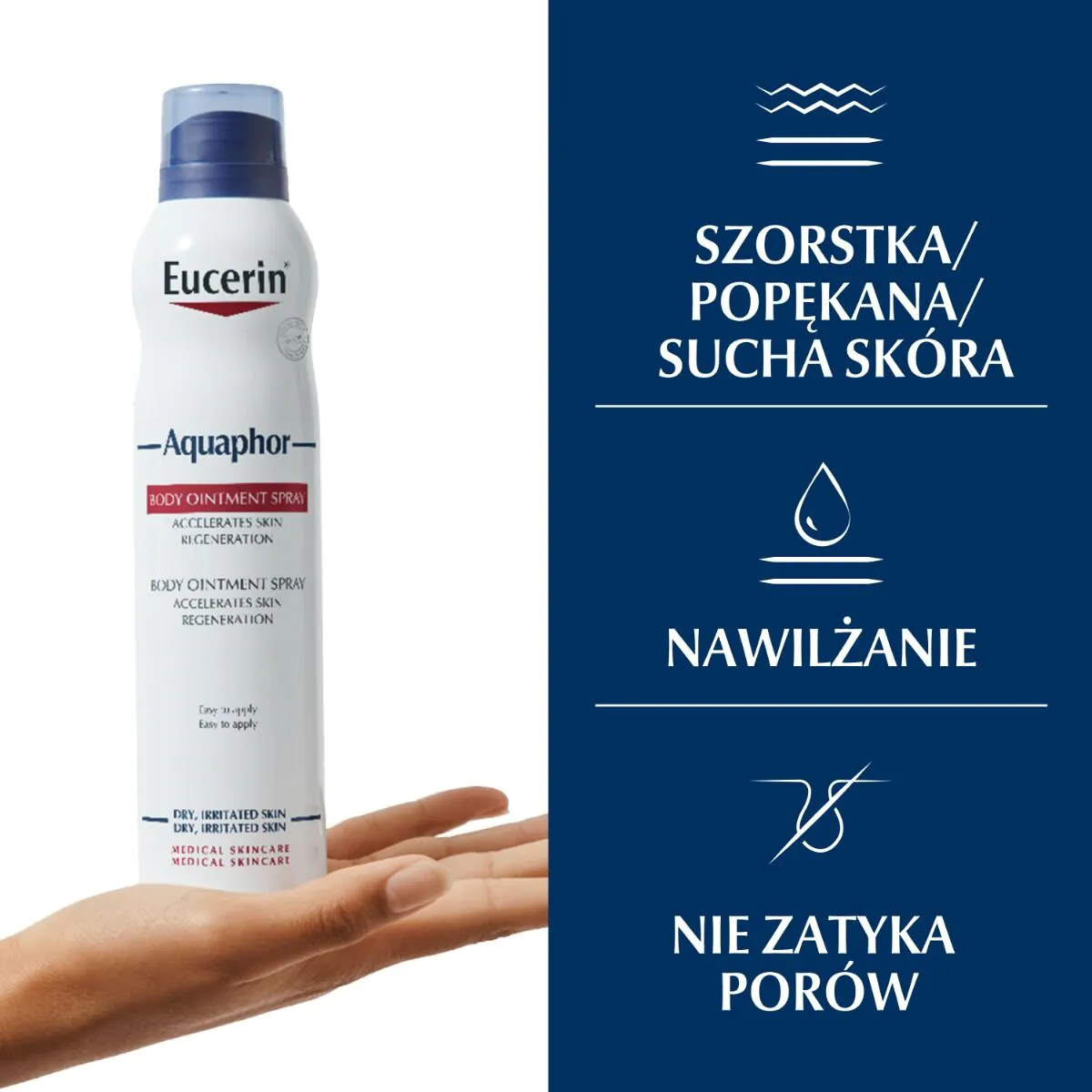 Eucerin Aquaphor Maść regenerująca w sprayu