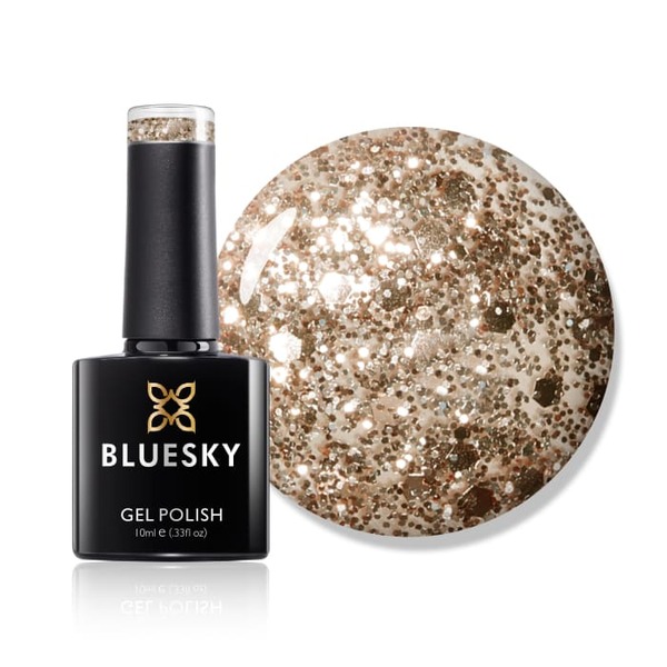 „Bluesky“ gelinis lakas – auksinė sagutė