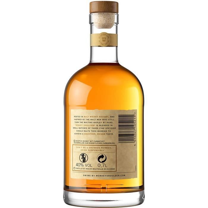 Les5CAVES - Monkey Shoulder Triple Malt Scotch Whisky 70 cl