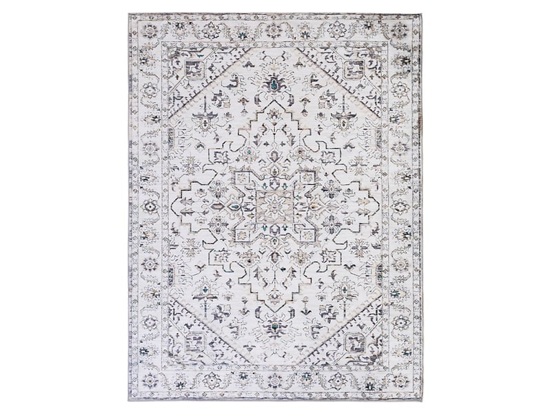 Dywan Silk 80x150 cm orientalny szaro-beżowy