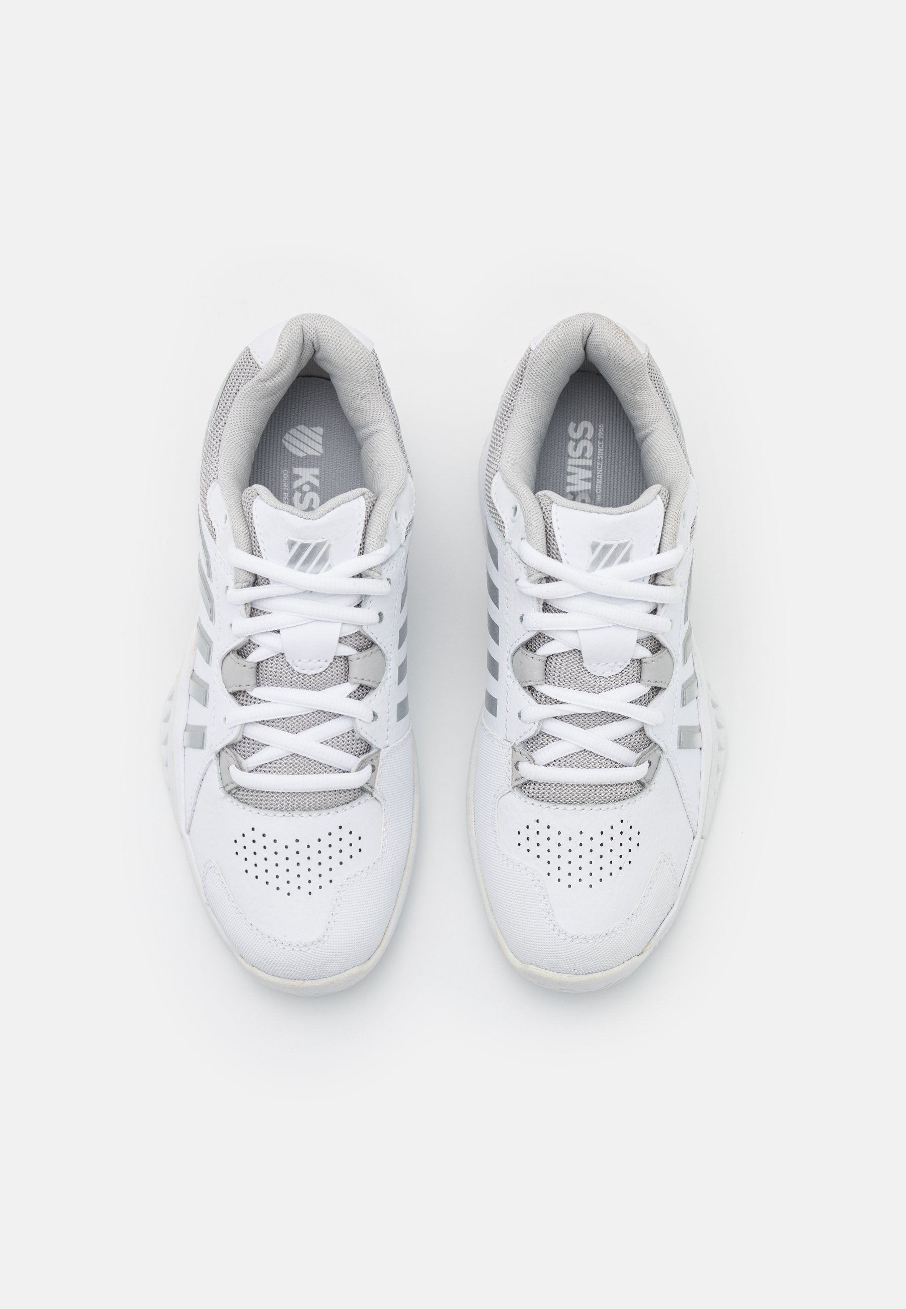 Tênis K-SWISS RECEIVER V - Multicourt - branco/azul vapor/prata