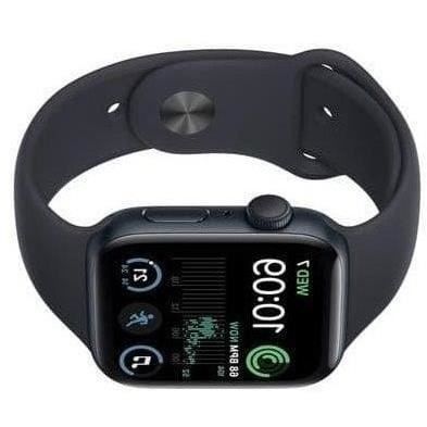 Apple Watch (Serie SE) 2022 GPS 40 mm - Aluminio negro - Correa deportiva negra - Reacondicionado - Muy buen estado