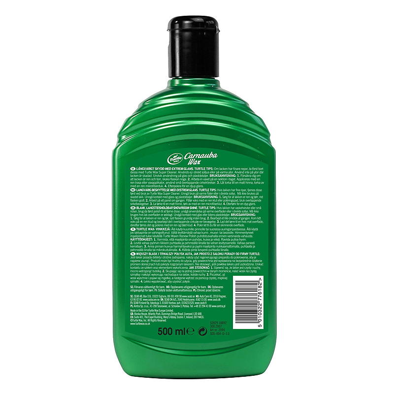 Turtle Autowachs Carnauba, 500 ml, Turtle Wachs