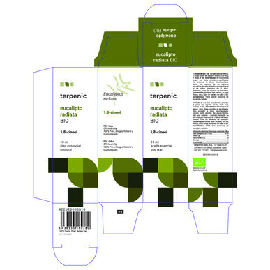 Terpeeninen eteerinen öljy Eucalyptus Radiata Bio 10 ml 10 ml