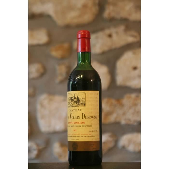 Vino tinto, Saint Emilion, Château Tour de Corbin d'Espagne 1982 Tinto