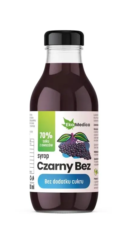 Ekamedica Czarny Bez Syrop bez dodatku cukru