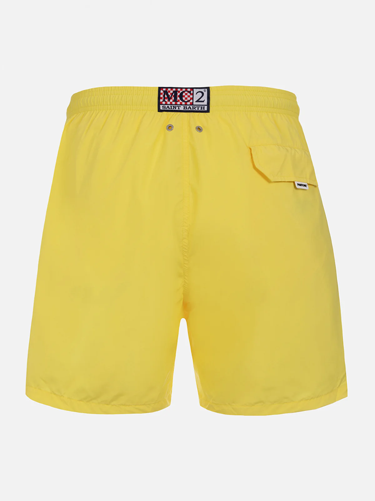 Costume da bagno da uomo in tessuto leggero giallo chiaro Lighting Pan
