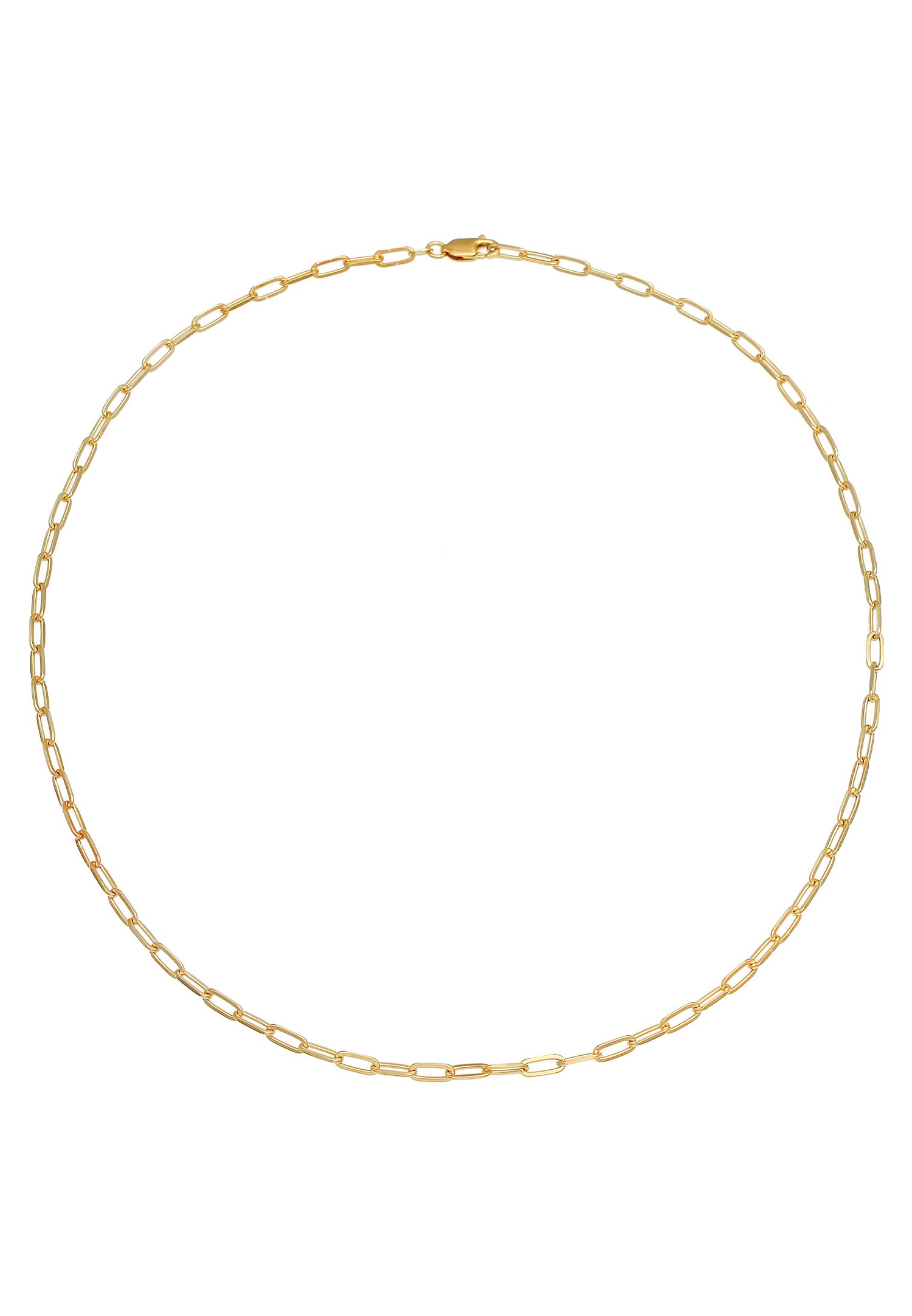 Elli Chaîne de base grossière à maillons dames Tendance minimale en argent sterling 925